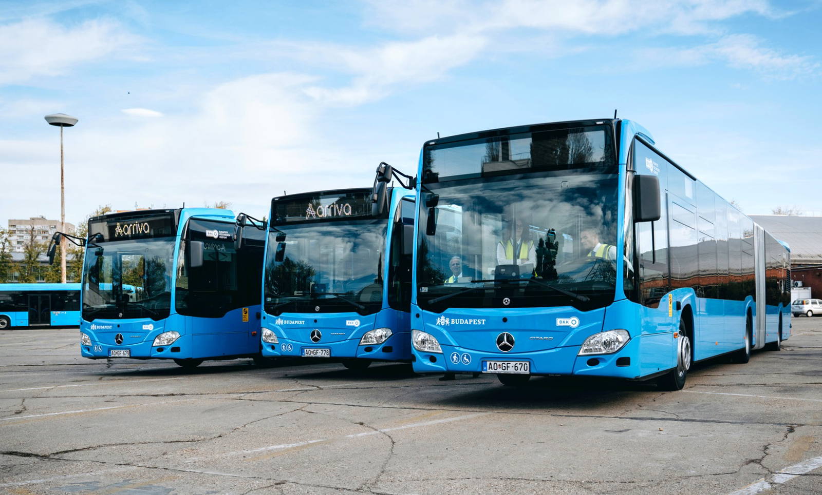 Teljes a flotta: mind a 142 darab Citaro G megérkezett az ArrivaBushoz