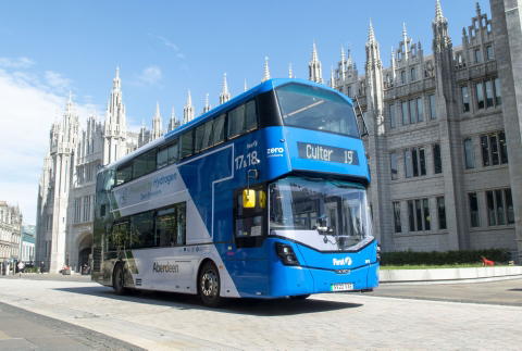 Aberdeen is meghátrált, hivatalosan is leállítja emeletes hidrogénbusz-flottáját