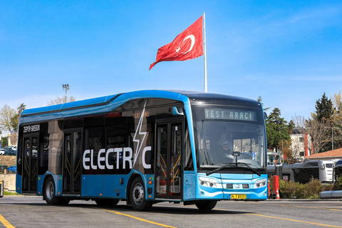 Befejeződtek az AKIA új elektromos busztípusának tesztfutásai Isztambulban