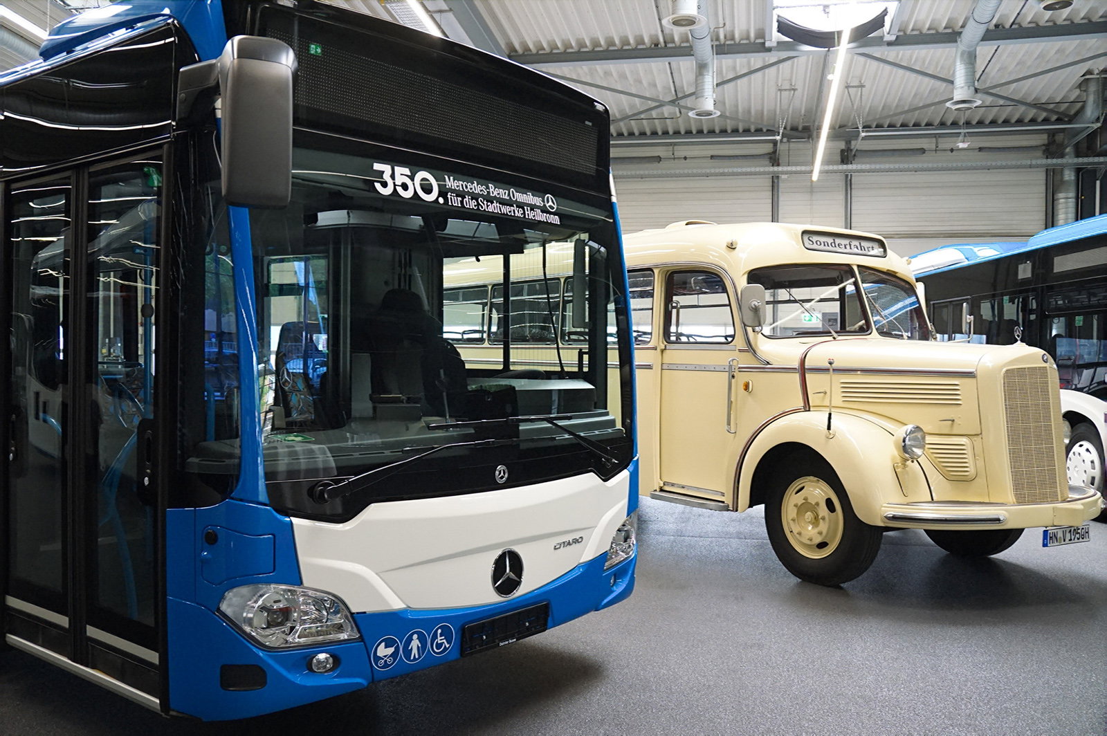 Átadták Heilbronn háromszázötvenedik Mercedes-Benz autóbuszát