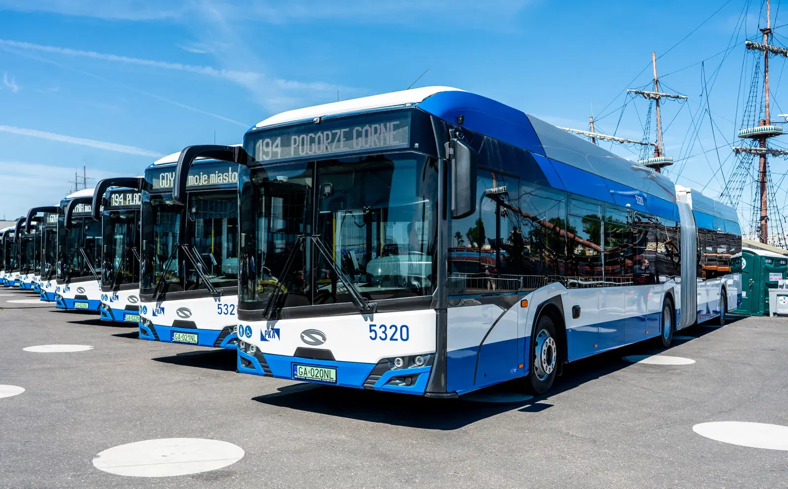 Új Solaris Urbino 18 electric autóbuszok érkeztek Gdyniába