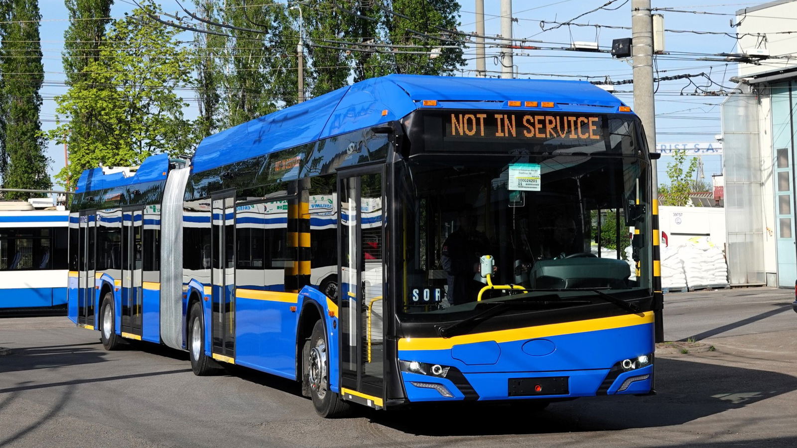 Tesztelésre vár a Vancouver számára készülő Solaris Trollino-flotta első csuklós előfutára is
