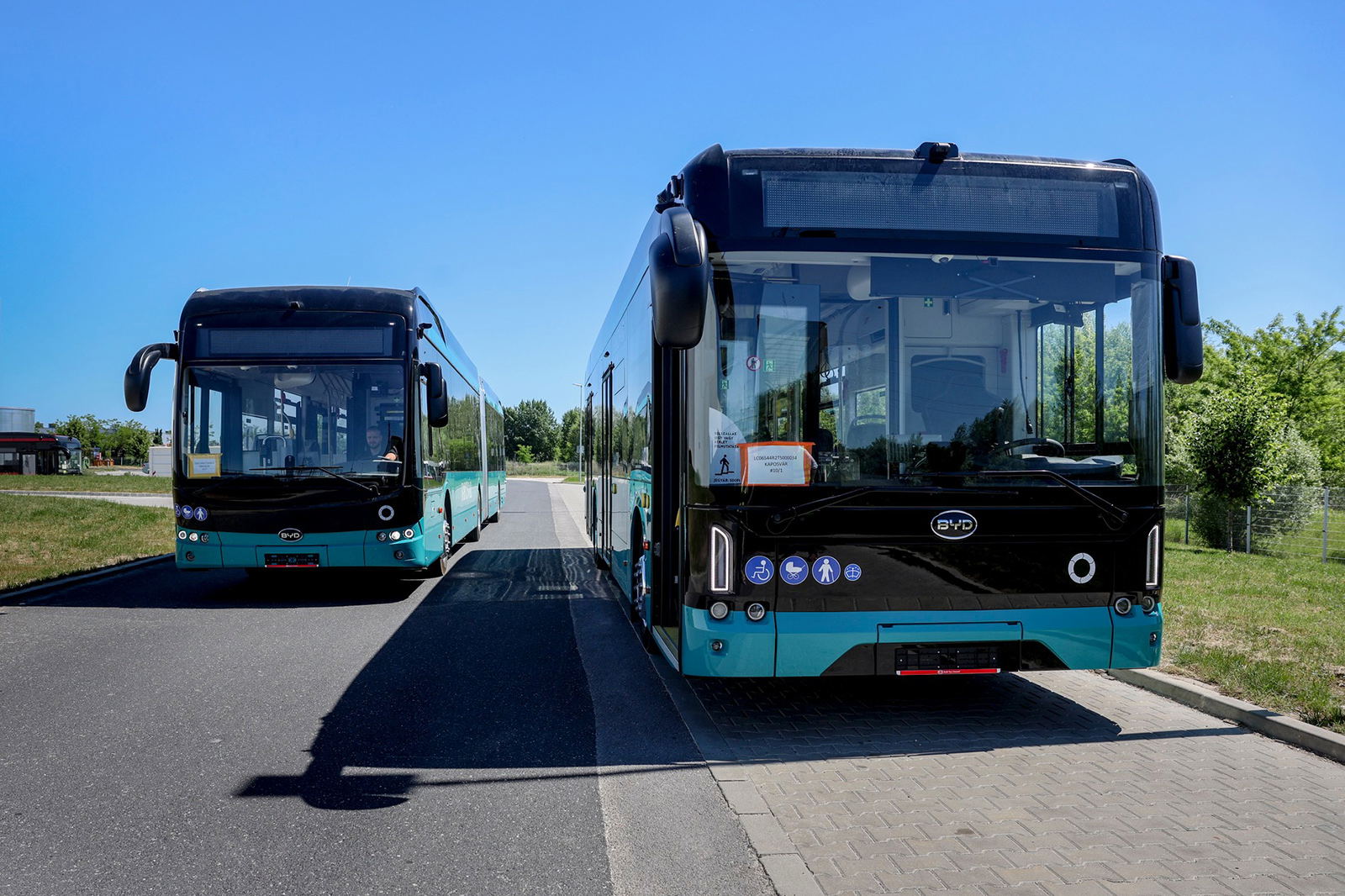 Elkészültek a BYD komáromi gyárában Kaposvár vadonatúj elektromos buszai