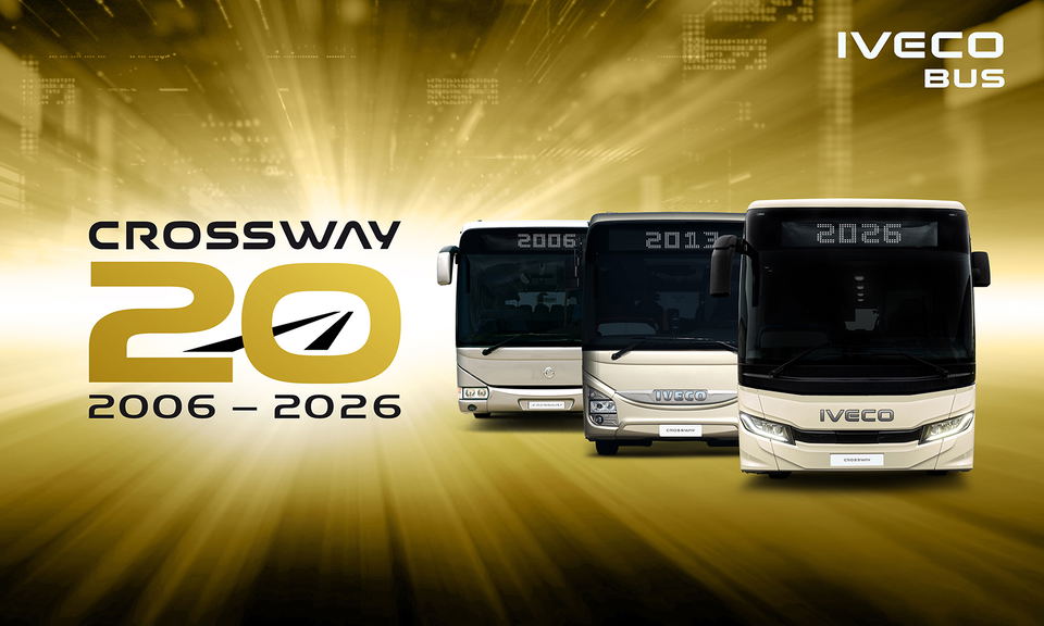 Húszéves az Iveco Bus ikonikus sikermodellje, a Crossway