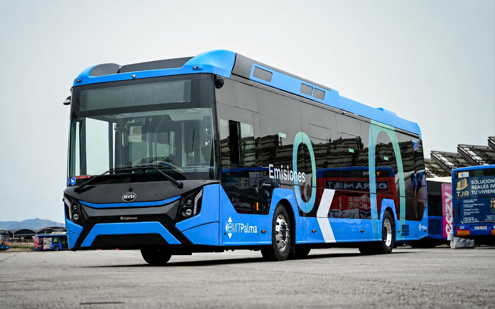 Huszonhárom Castrosua–BYD villanybusz áll forgalomba Palma de Mallorcán