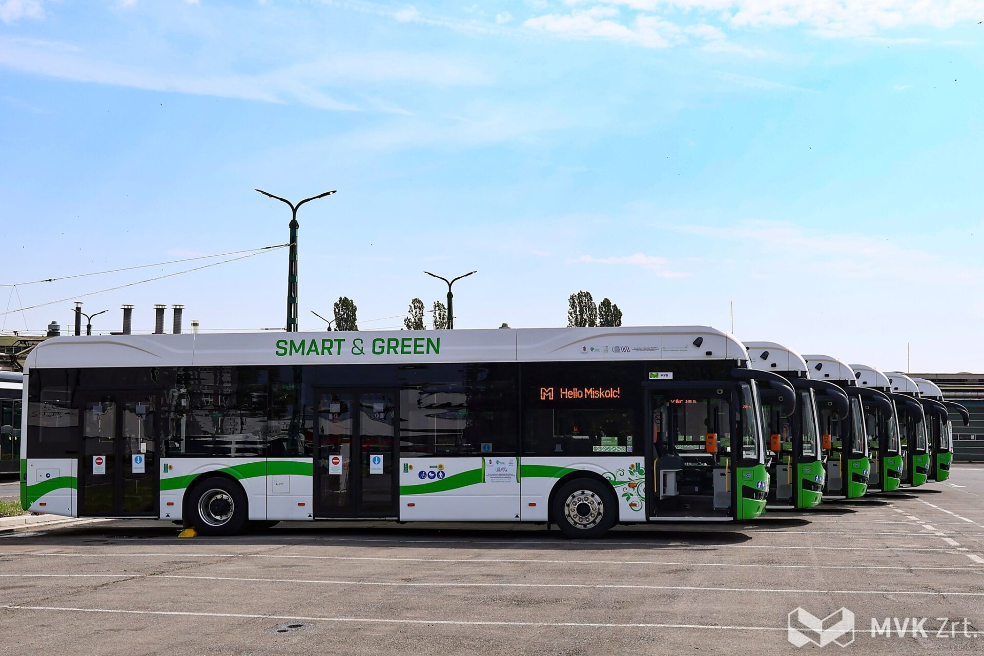 Újabb hat BYD eBus K9UD autóbusszal bővült Miskolc elektromos járműparkja
