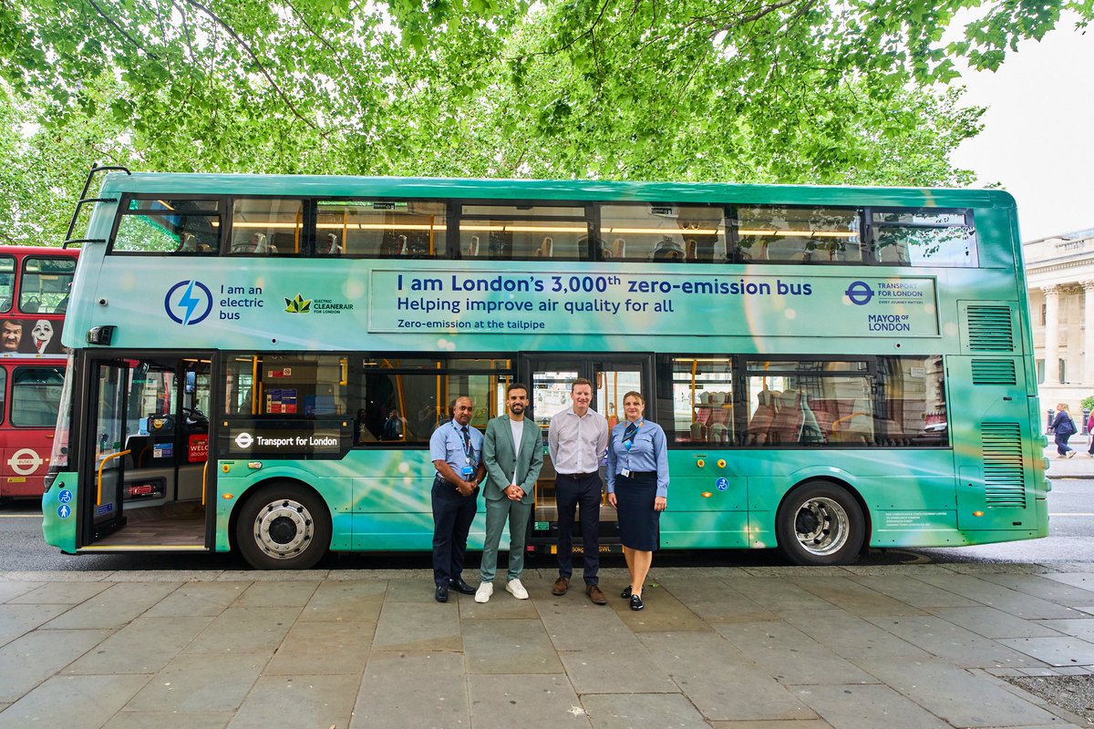 Átlépte a 3000 darabot a Londonban szolgáló elektromos buszok száma
