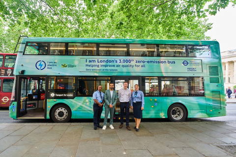 Átlépte a 3000 darabot a Londonban szolgáló elektromos buszok száma
