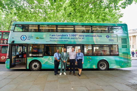 Átlépte a 3000 darabot a Londonban szolgáló elektromos buszok száma