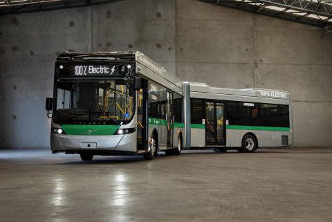 Australia's first locally manufactured articulated electric bus debuts on Volvo's new BZL EA chassis