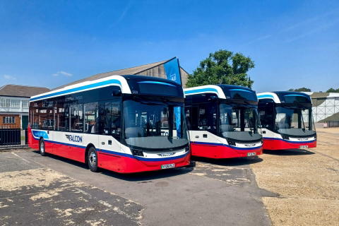 Falcon Buses takes delivery of its brand-new Alexander Dennis Enviro200EV electric buses