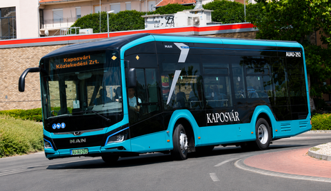 Két MAN villanymidivel indul Kaposvár flottamegújítási programja