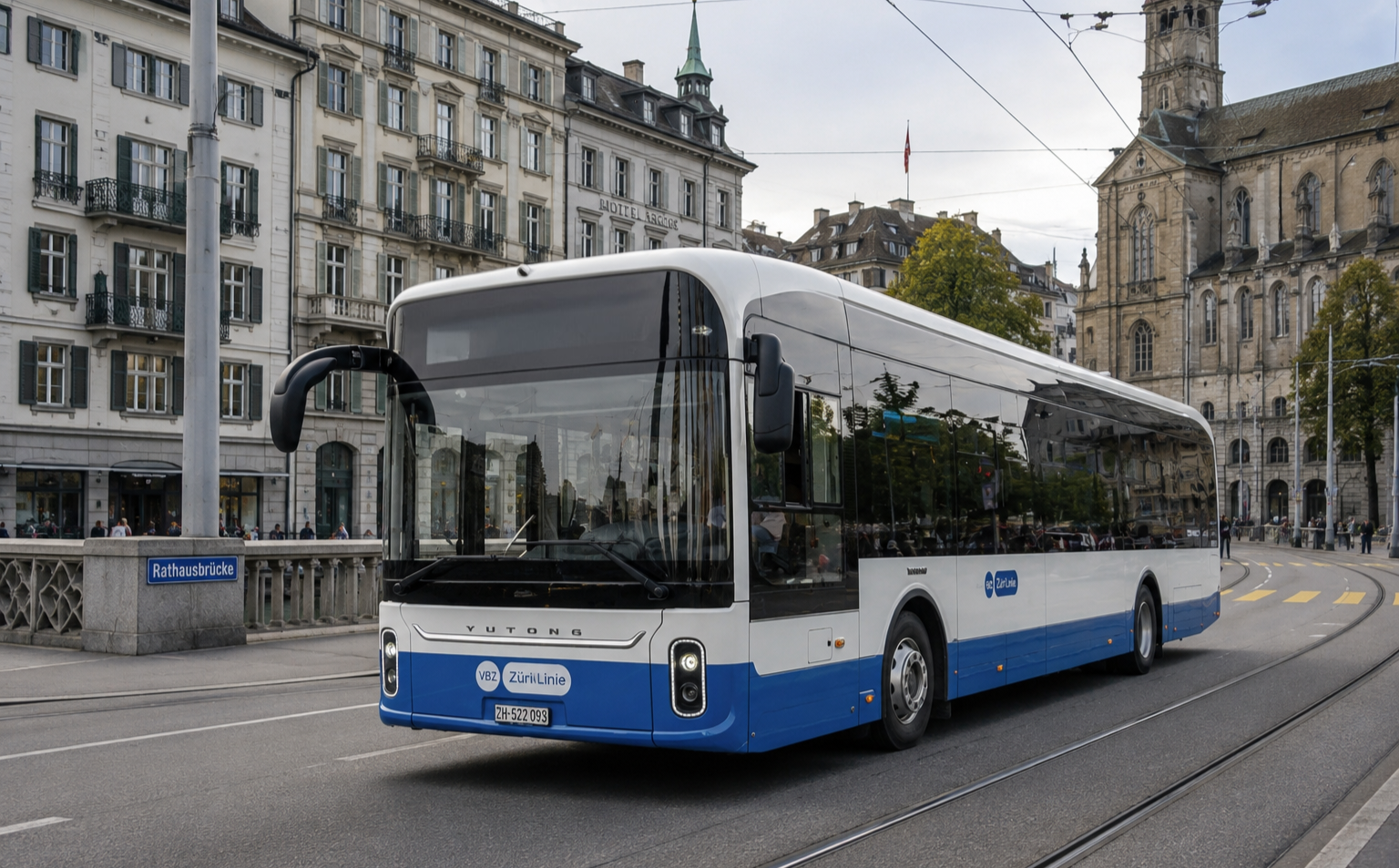 Lezárult a zürichi villanybusz-tender: a Yutong és a Daimler Buses váltja a Hess–MAN párost