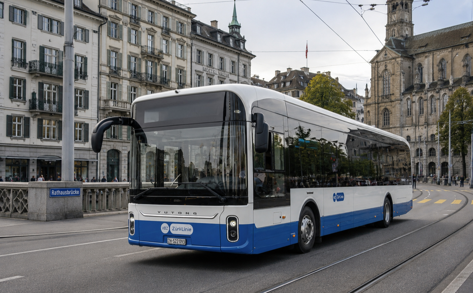 Lezárult a zürichi villanybusz-tender: a Yutong és a Daimler Buses váltja a Hess–MAN párost