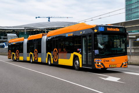 Duplacsuklós Solaris villanybuszokra épít Utrecht legforgalmasabb buszvonala