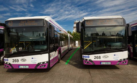 Lezárult Kolozsvár csuklós villanybusz-beszerzése: forgalomban mind a 40 Solaris Urbino 18 electric