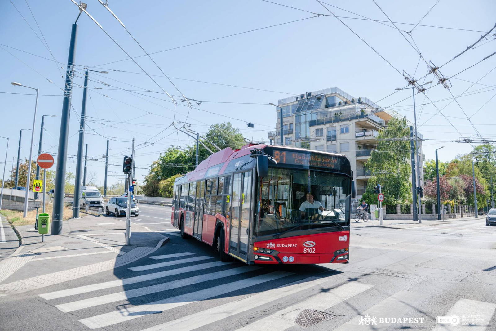 Meghosszabbított útvonalon közlekedik mától a 81-es trolibusz Budapesten