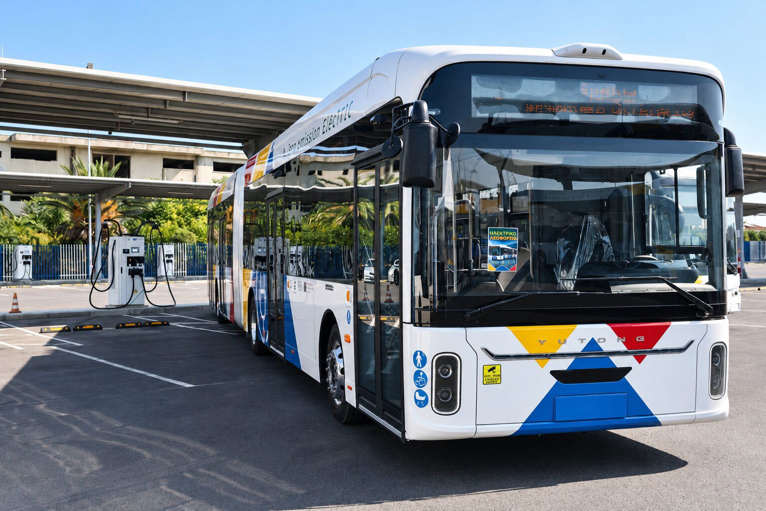 Yutong further strengthens its presence in Greece – 50 articulated electric buses enter service
