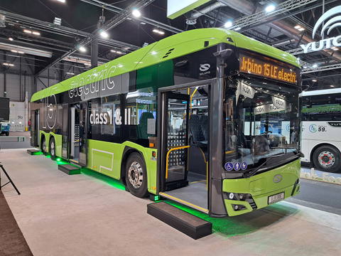 FIAA 2026: háromtengelyes helyközi villanybusszal képviselteti magát a Solaris
