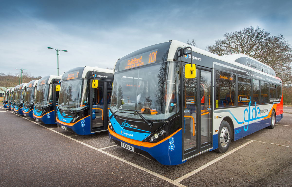 Kilenc új ADL-BYD Enviro200EV villanybusszal indítja az évet a Stagecoach