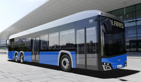 Újabb részleteket közölt háromtengelyes villanybuszáról a Solaris