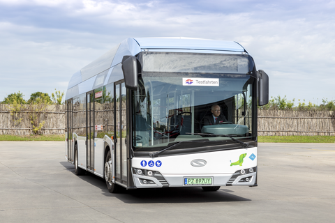 Bécsben folytatódik a Solaris Urbino 12 Hydrogen tesztkörútja