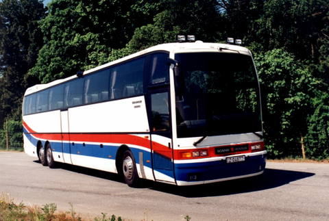Különleges Ikarus EAG turistabusz bukkant fel Svédországban