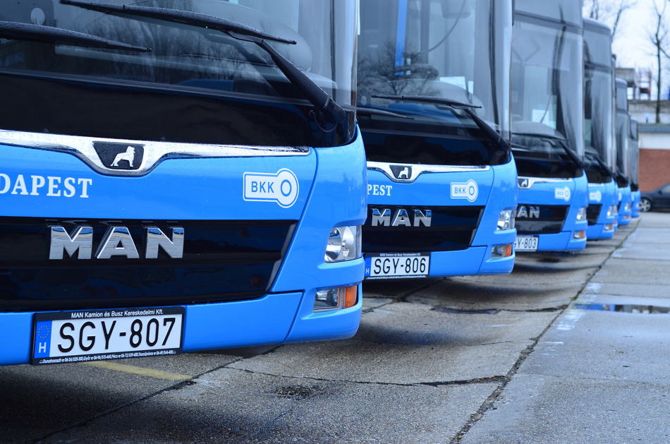 Vasárnaptól 20 új MAN Lion's City-vel bővül a fővárosi autóbusz-állomány