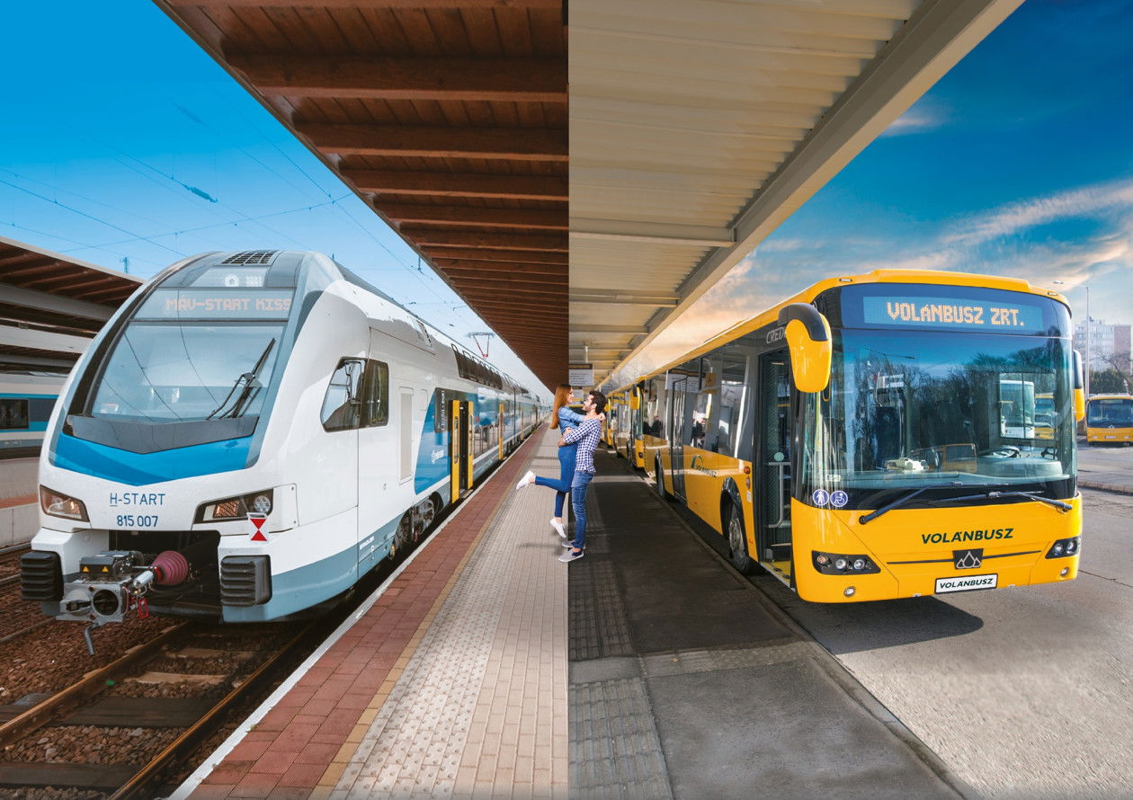 Egy éve közös úton a MÁV és a Volánbusz