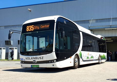 Átadták a Volánbusz első zéró emissziós autóbuszát