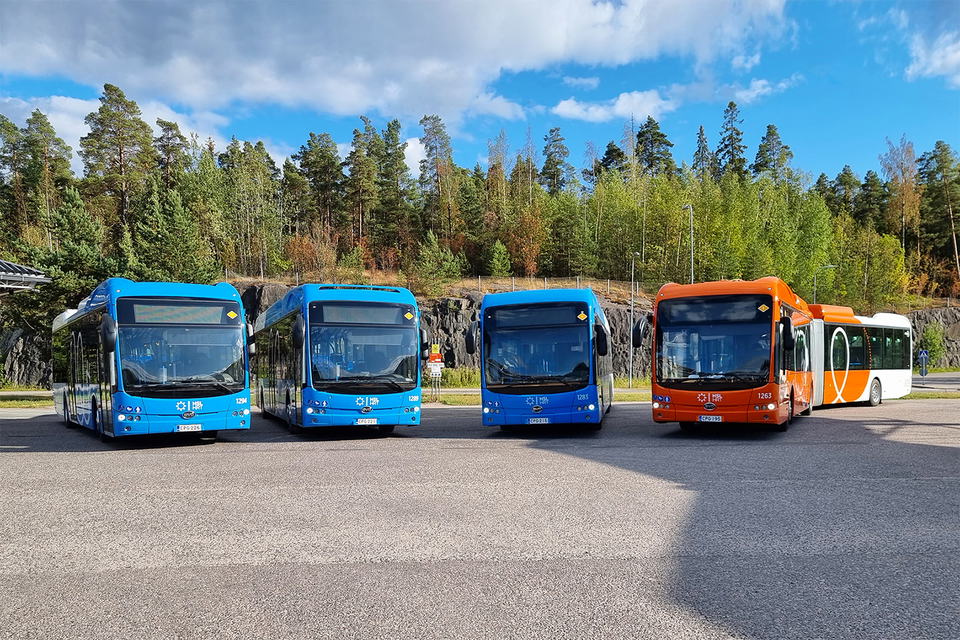 Megérkeztek az első BYD villanybuszok Helsinkibe