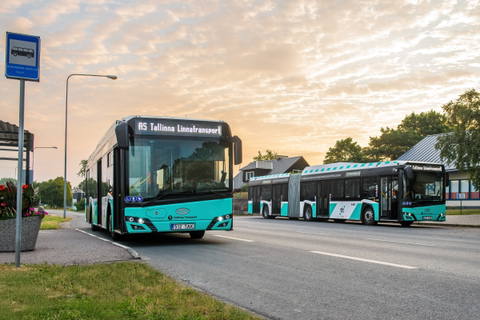 Újabb félszáz darab CNG-hajtású Solaris Urbinót rendelt Tallinn