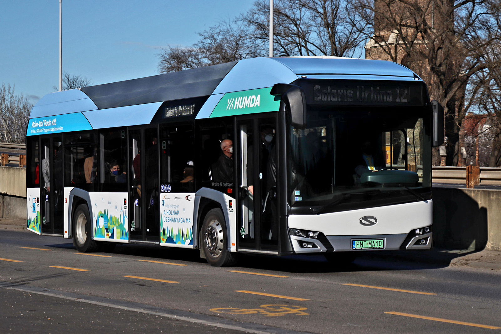 Hidrogénhajtású Solaris Urbino tesztelését kezdi meg a Volánbusz