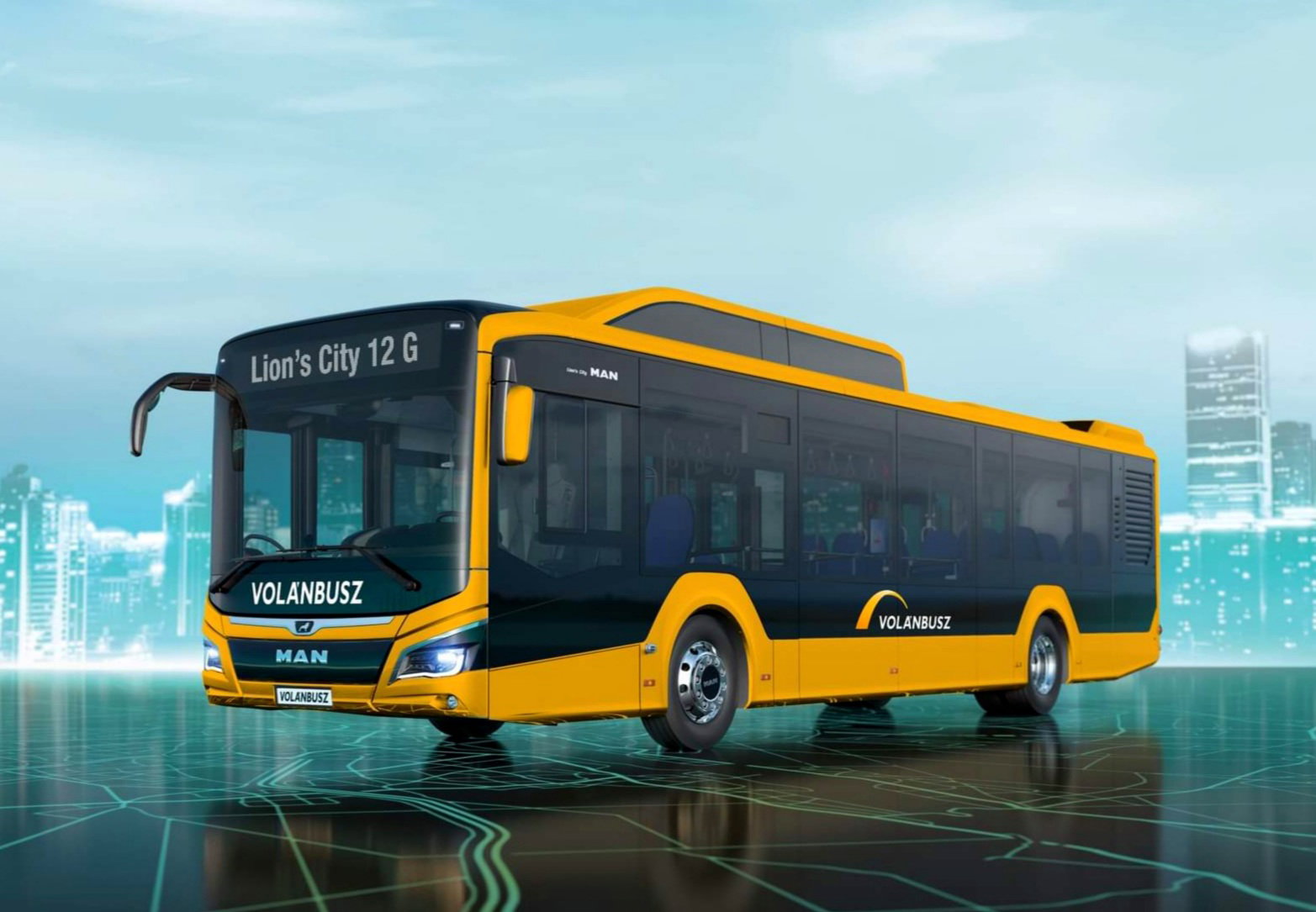 Százhatvannégy gázüzemű MAN Lion's City 12 G érkezik idén a Volánbuszhoz