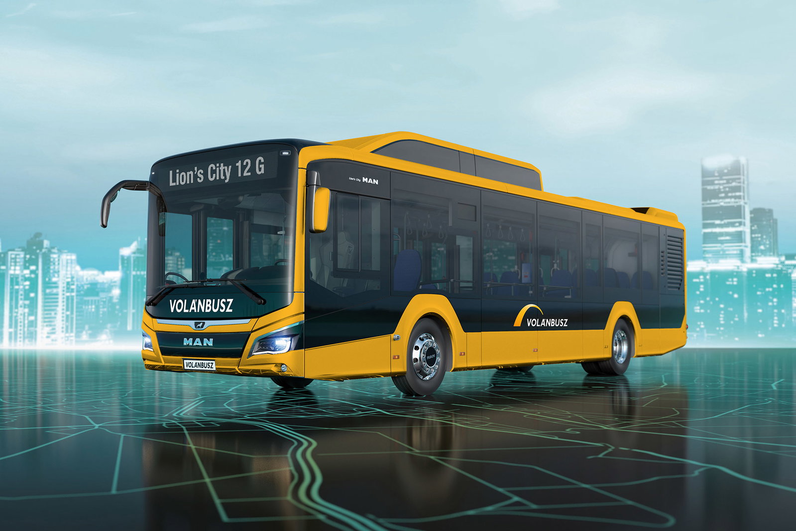 Negyven gázüzemű Lion's City 12 G áll forgalomba Szolnokon