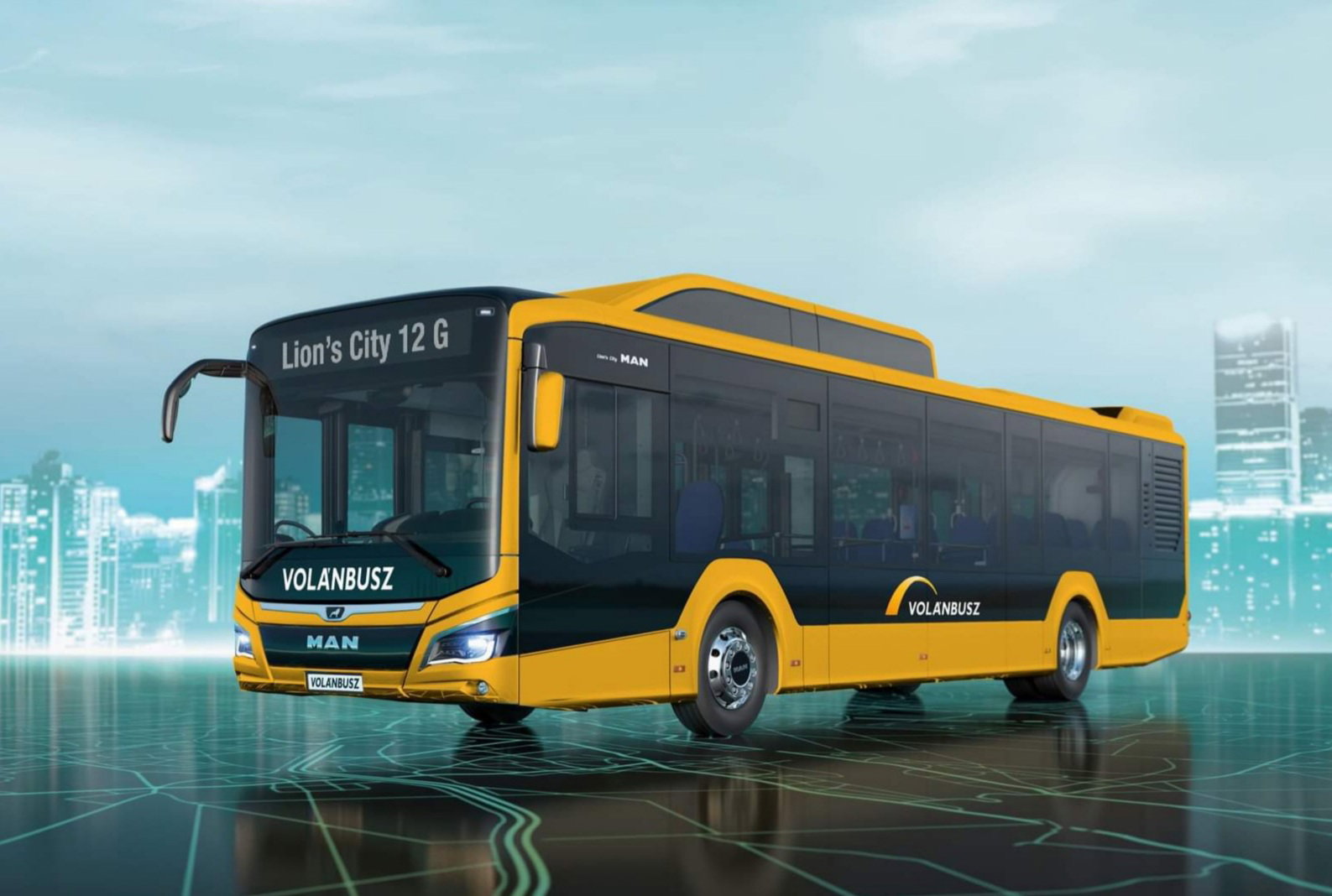 Technikai részletek a Volánbusz leendő MAN Lion's City gázbuszairól