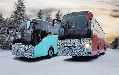 Ráncfelvarrást kapnak a ComfortClass és TopClass sorozatú Setra turistabuszok