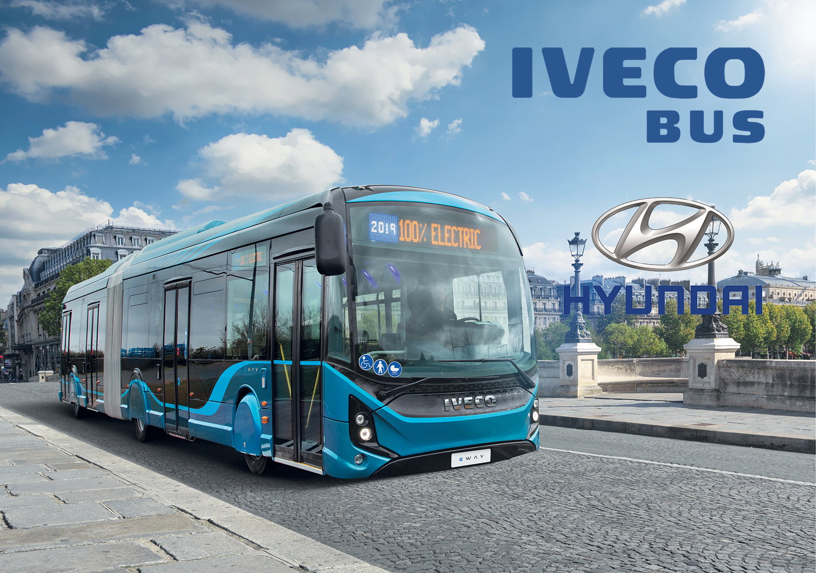 A Hyundai HTWO technológiájával szereli fel hidrogénbuszait az Iveco Bus