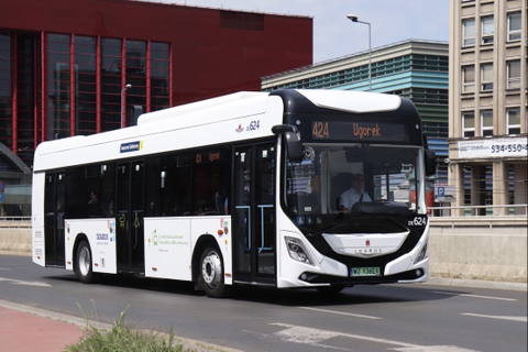 Krakkóban tesztelik az Ikarus 120e egyik példányát