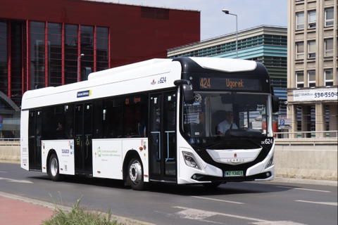 Krakkóban tesztelik az Ikarus 120e egyik példányát
