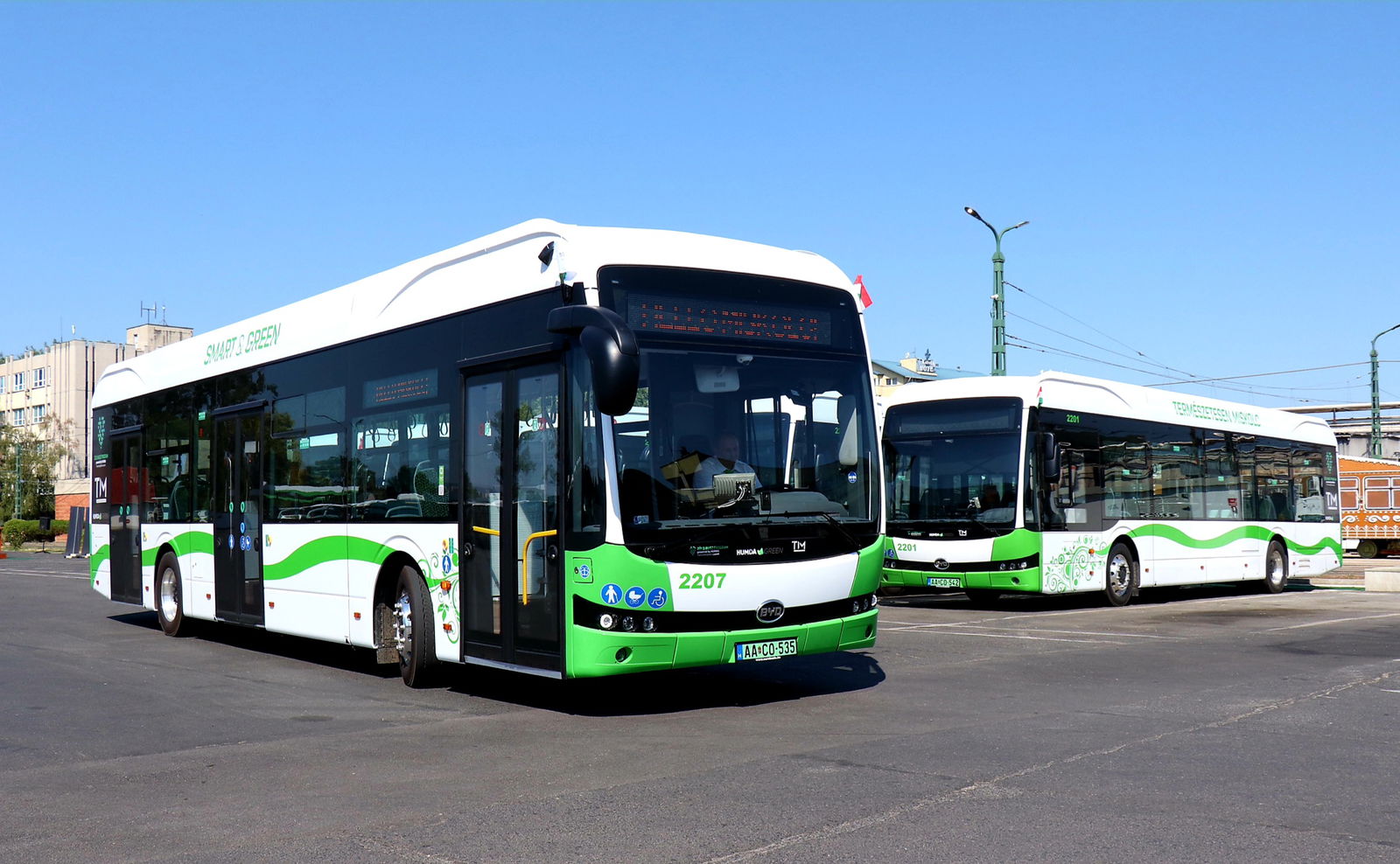 Átadták Miskolc BYD elektromos buszait