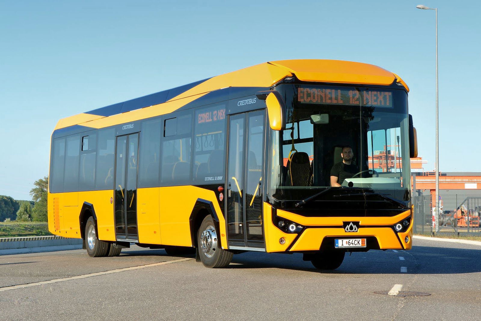 Credobus Econell 12 Nextet tesztel a Volánbusz Győrben
