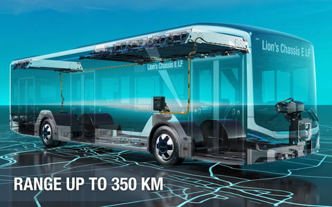Ausztráliában tartották az MAN Lion's Chassis E elektromos alváz világpremierjét