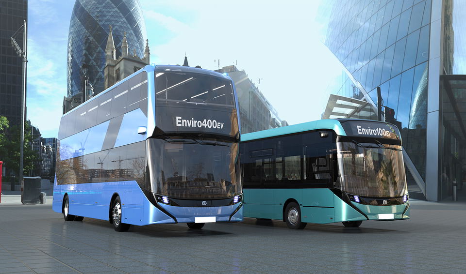 Generációváltás Alexander Dennis módra: jön az új Enviro400EV és Enviro100EV