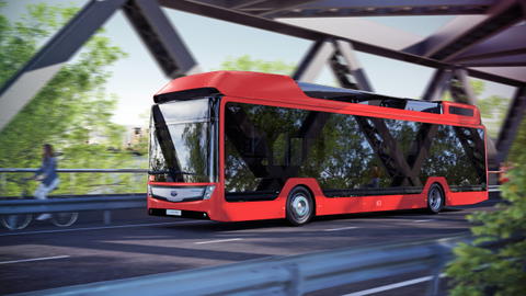 Akár 60 darab üzemanyagcellás CaetanoBus is érkezhet a DB flottájába 2026-ig