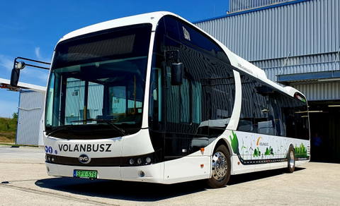 Megkezdődött a Volánbusz BYD villanybuszainak átadása
