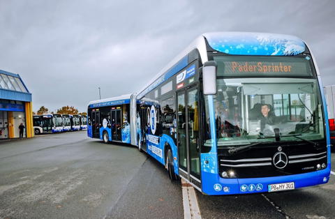 Az elektromos eCitaro nem volt meggyőző, most egy fuel cell verziót tesztel Paderborn