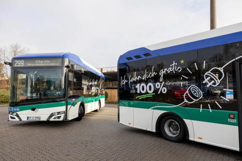 Erlangenben álltak forgalomba Németország első Solaris Urbino 9 LE electric midibuszai