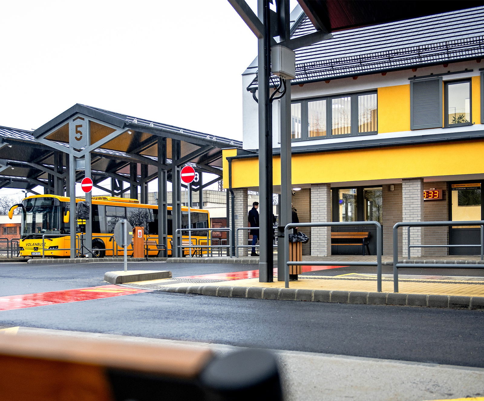 Mezőkövesden elkészült a Volánbusz új autóbusz-állomása