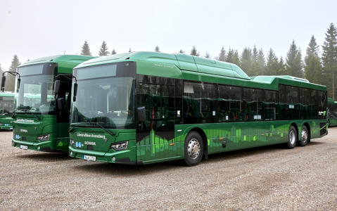 Hetvenkilenc gázüzemű Scania autóbuszt állított forgalomba a svéd Connect Bus